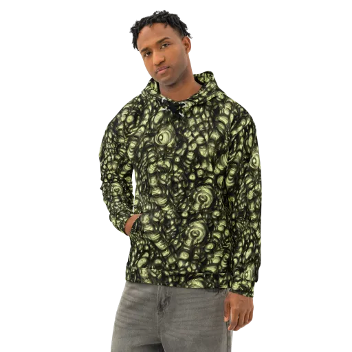 Mossfire on a Cotton Hoodie