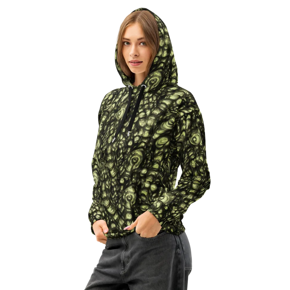 Mossfire on Cotton Hoodie — Left Front