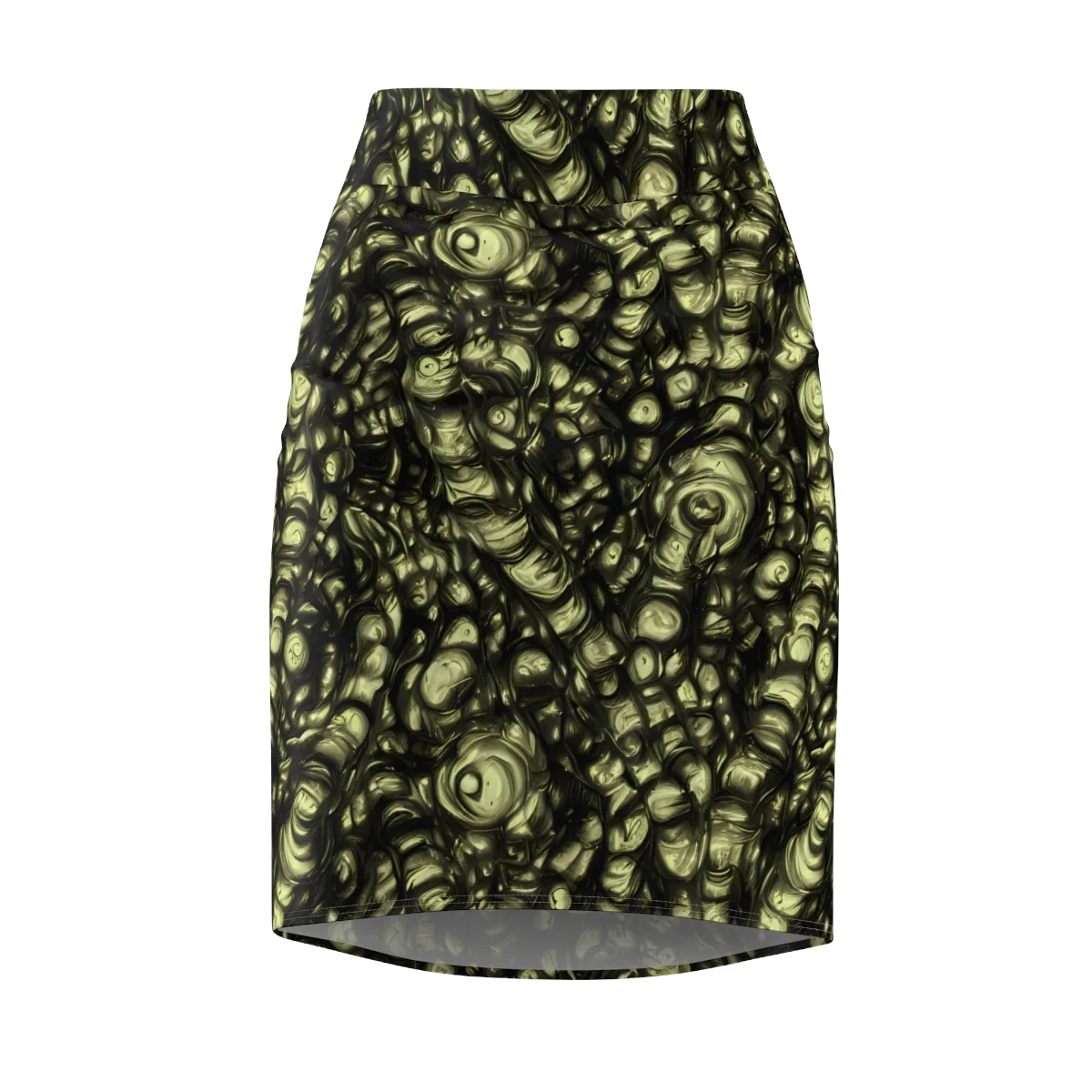 Mossfire on Pencil Skirt — Front