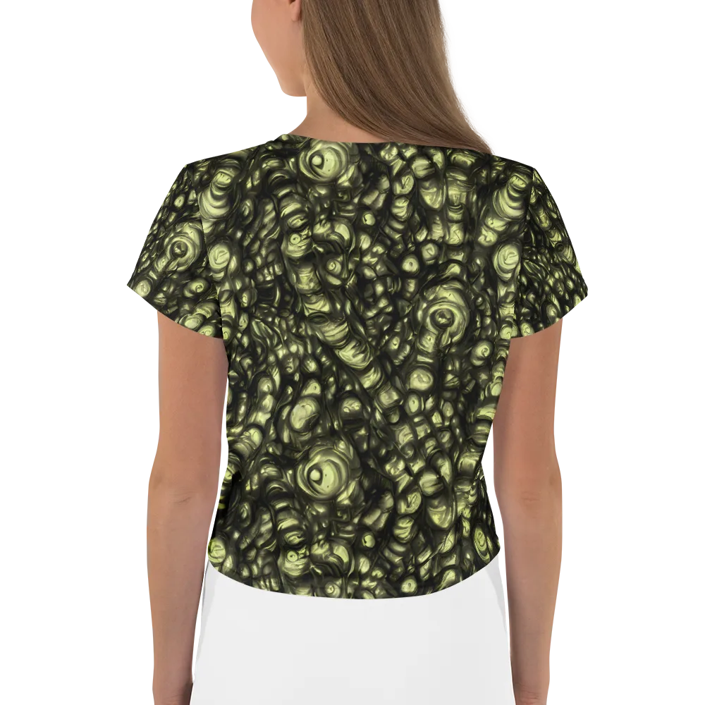 Mossfire on Crop Tee — Back