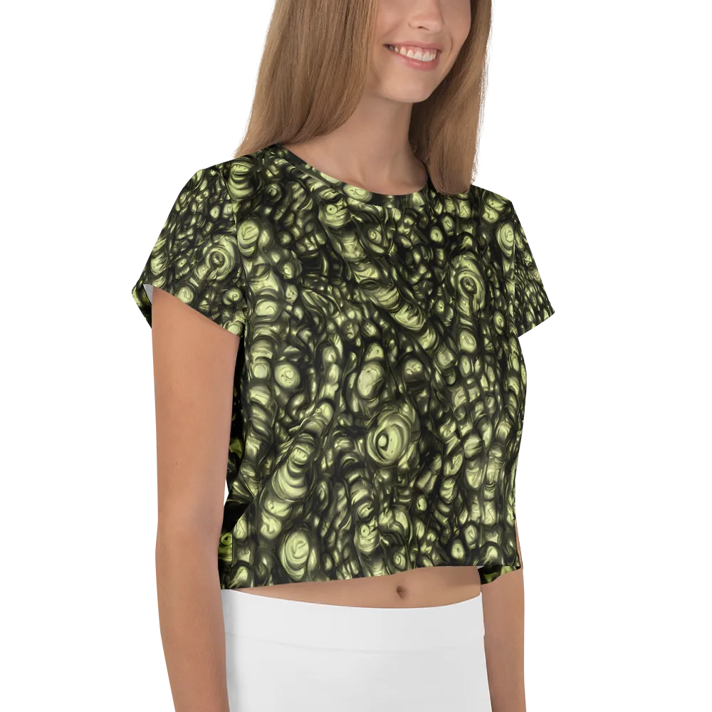Mossfire on Crop Tee — Right