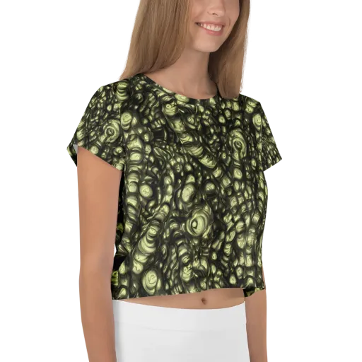 Mossfire on a Crop Tee