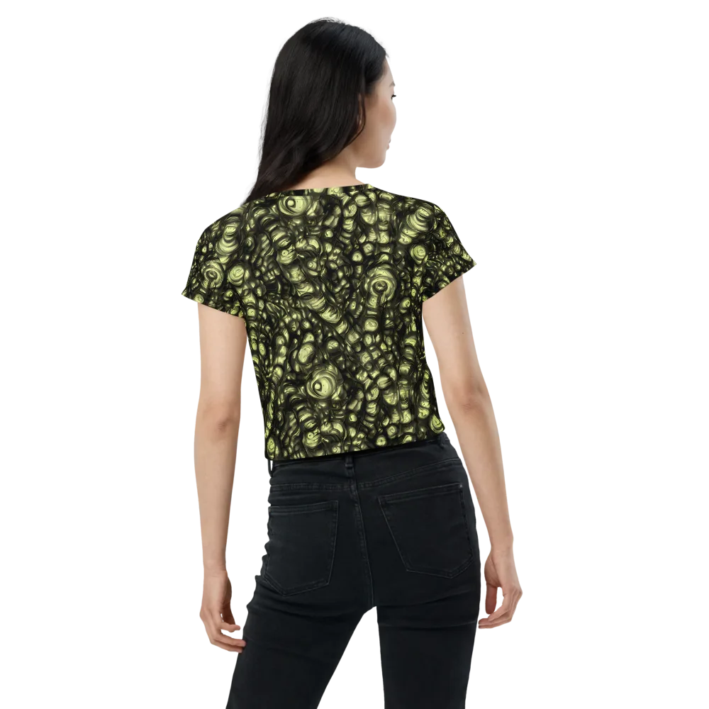 Mossfire on Crop Tee — Back