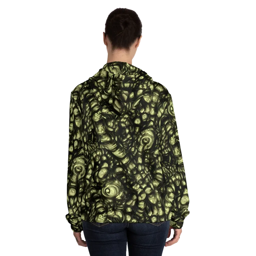Mossfire on Women's Full-Zip Hoodie — Back On Person