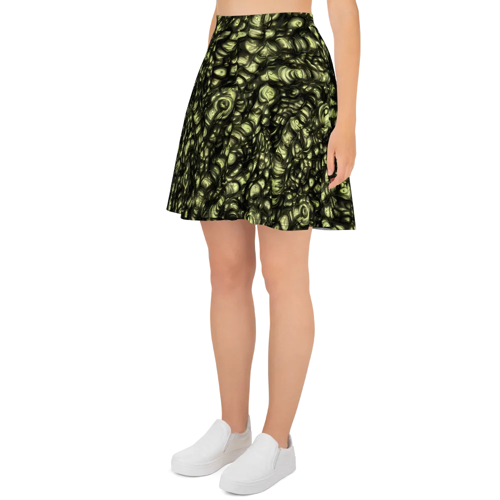 Mossfire on Skater Skirt — Left