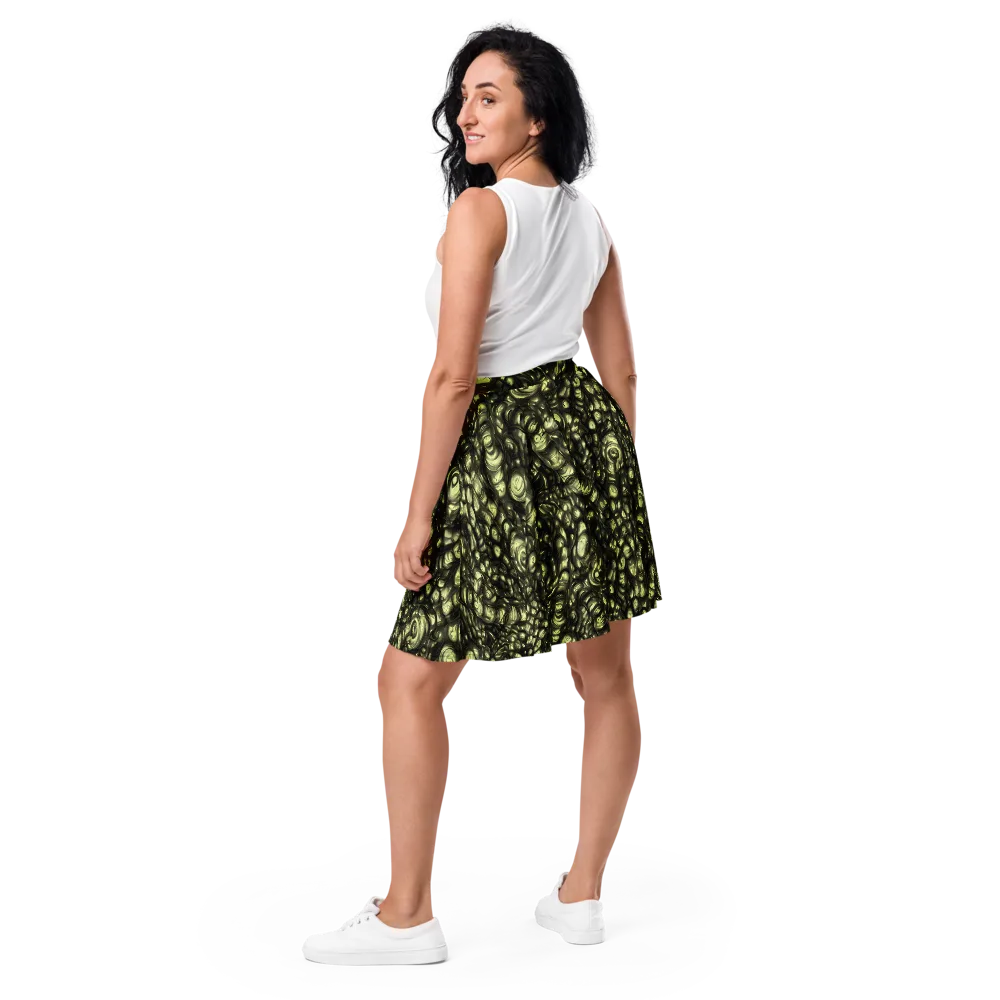 Mossfire on Skater Skirt — Back