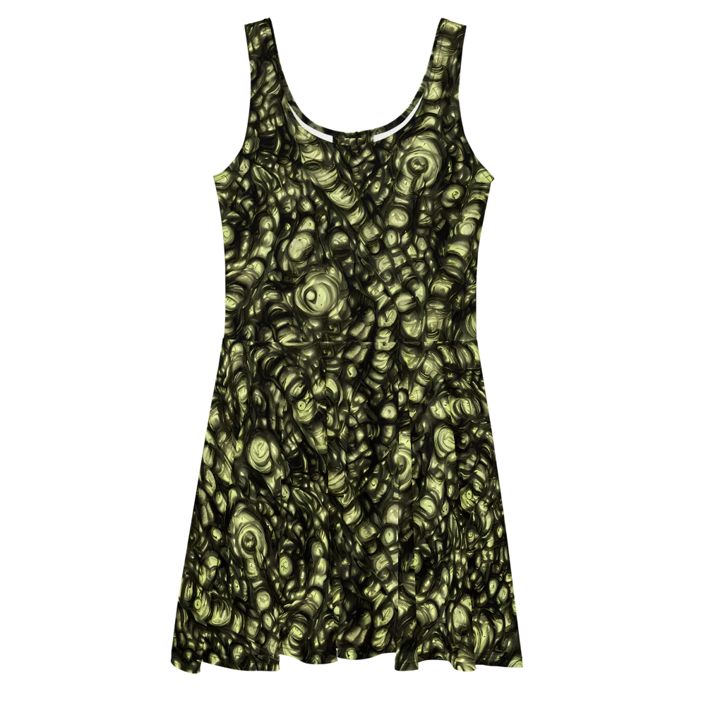 Mossfire on Skater Dress — Front