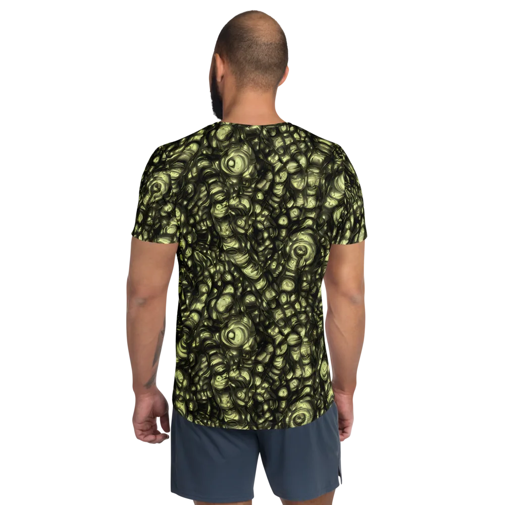 Mossfire on Men's Athletic T-Shirt — Back