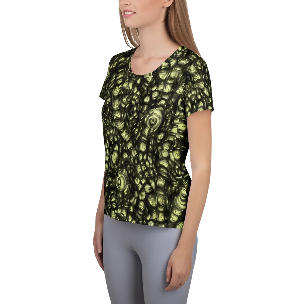 Mossfire on Women's Athletic T-Shirt — Left