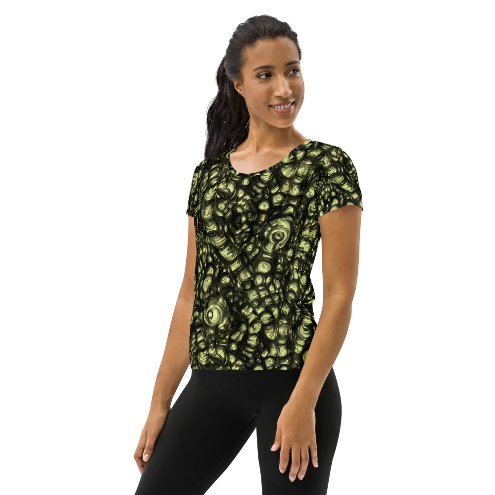 Mossfire on Women's Athletic T-Shirt — Left