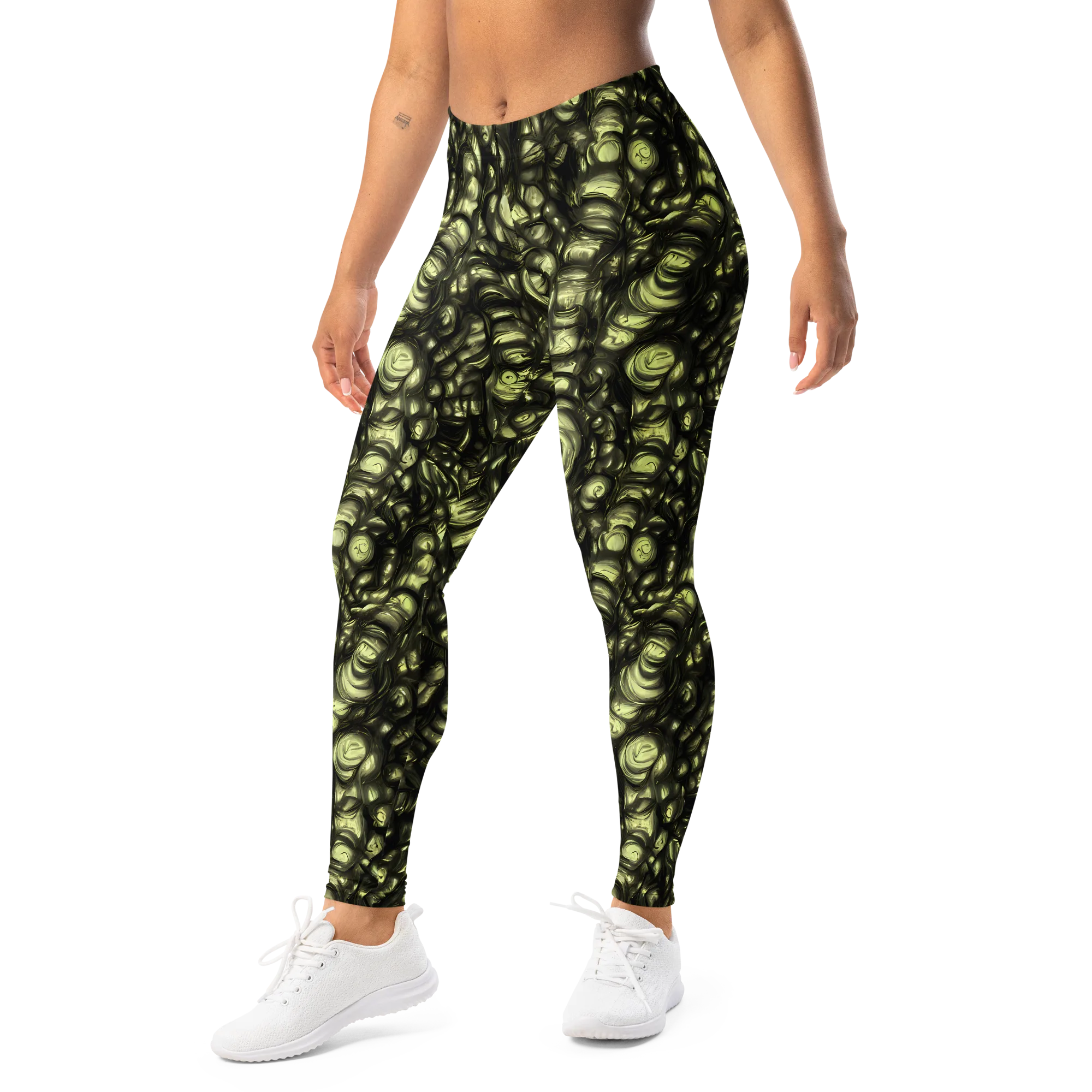 Mossfire on Leggings — Left Front