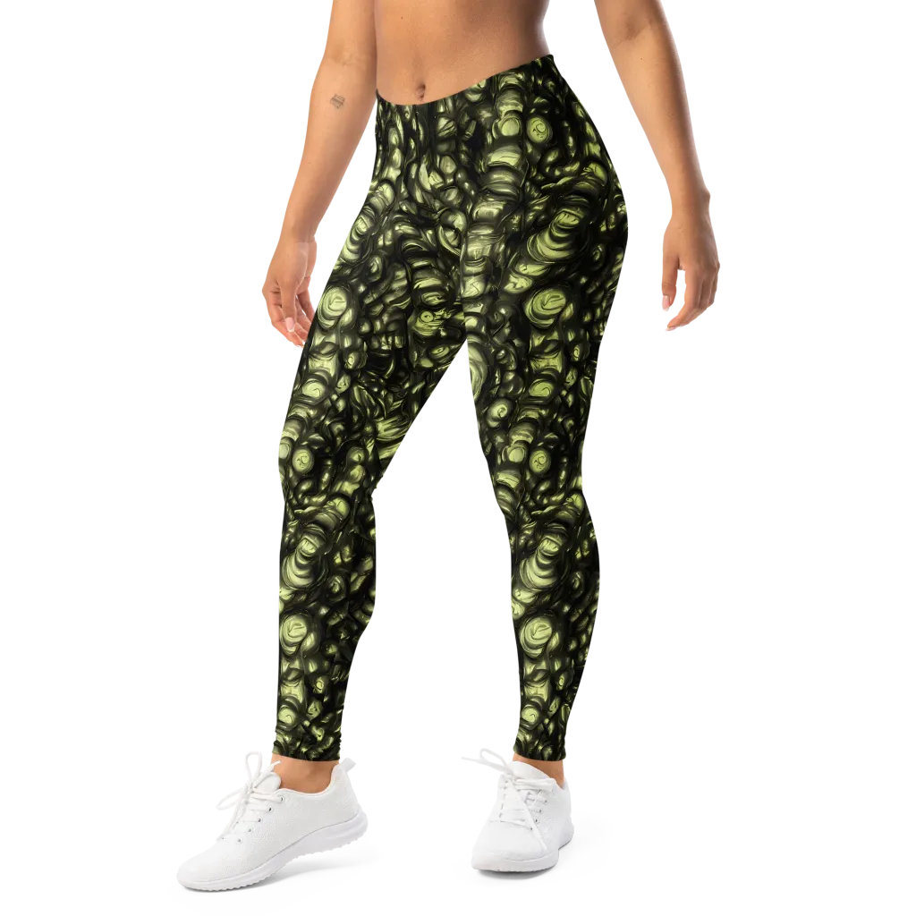 Mossfire on Leggings — Left Front
