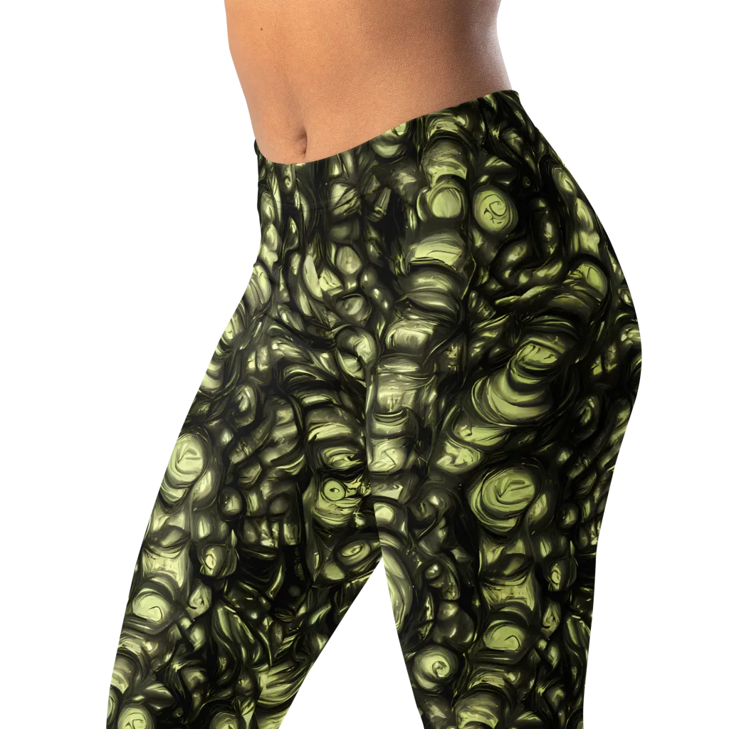 Mossfire on Leggings — Left Front