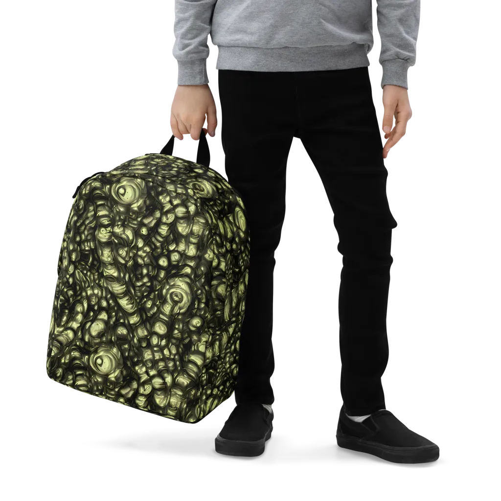 Mossfire on Minimalist Backpack — Zoomed-in