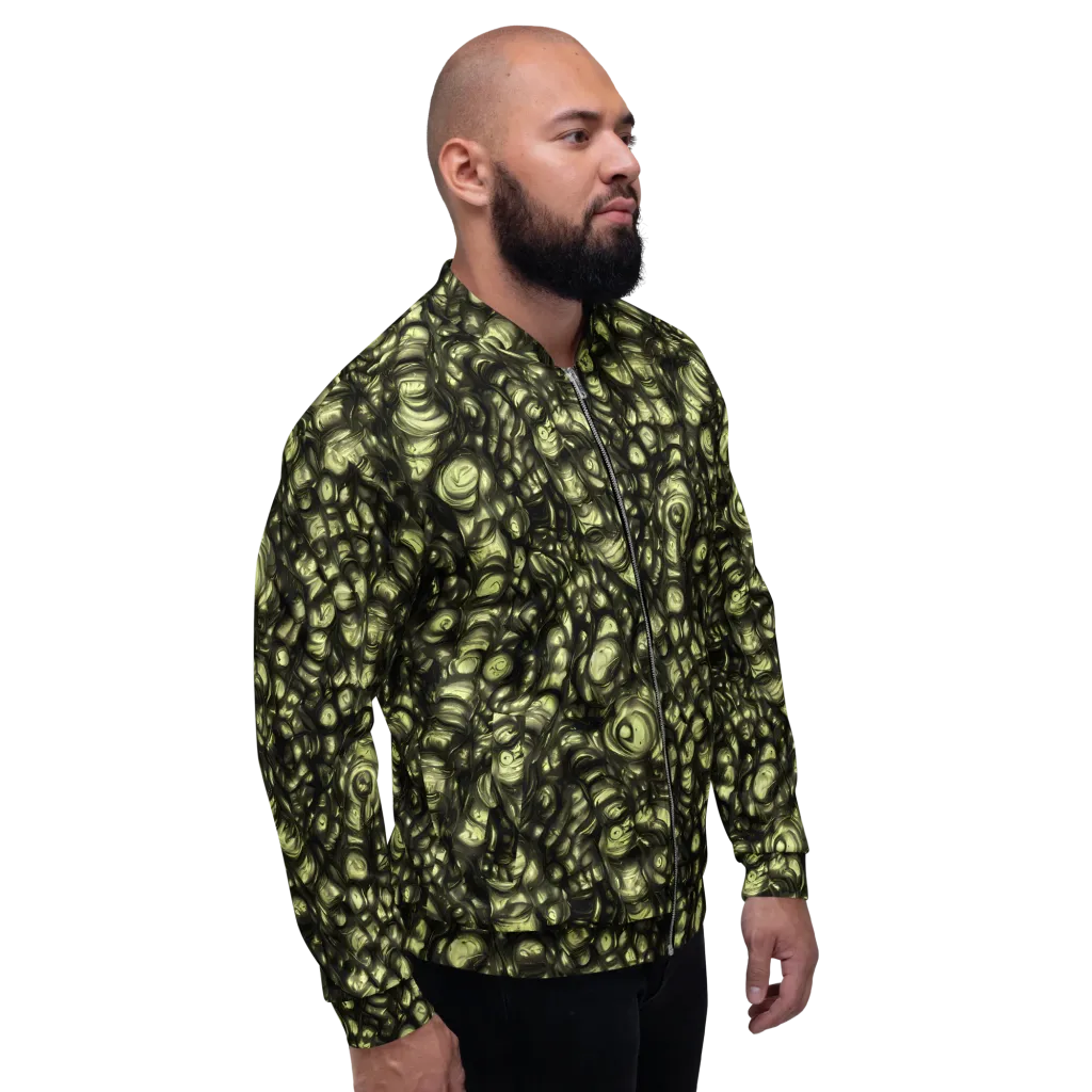 Mossfire on Bomber Jacket — Right