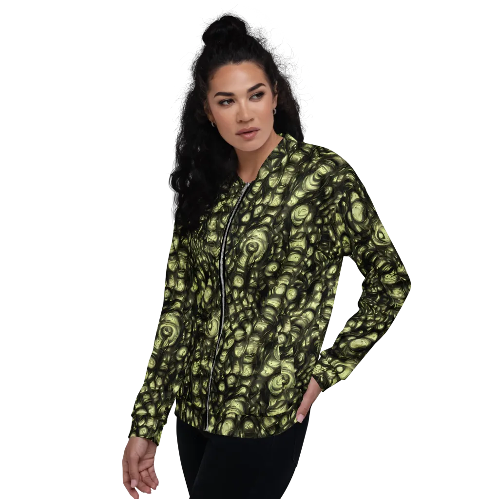 Mossfire on Bomber Jacket — Left