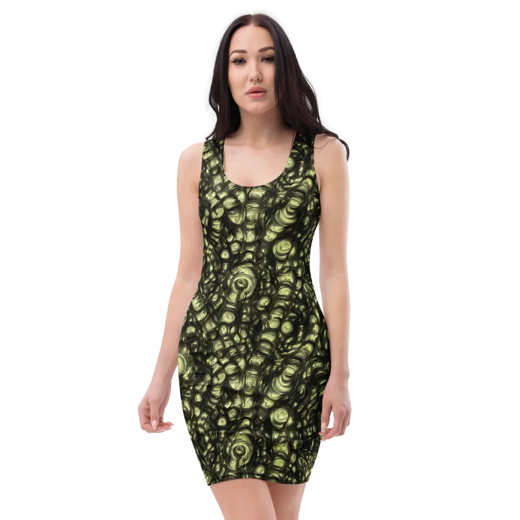Mossfire on Bodycon Dress — Front