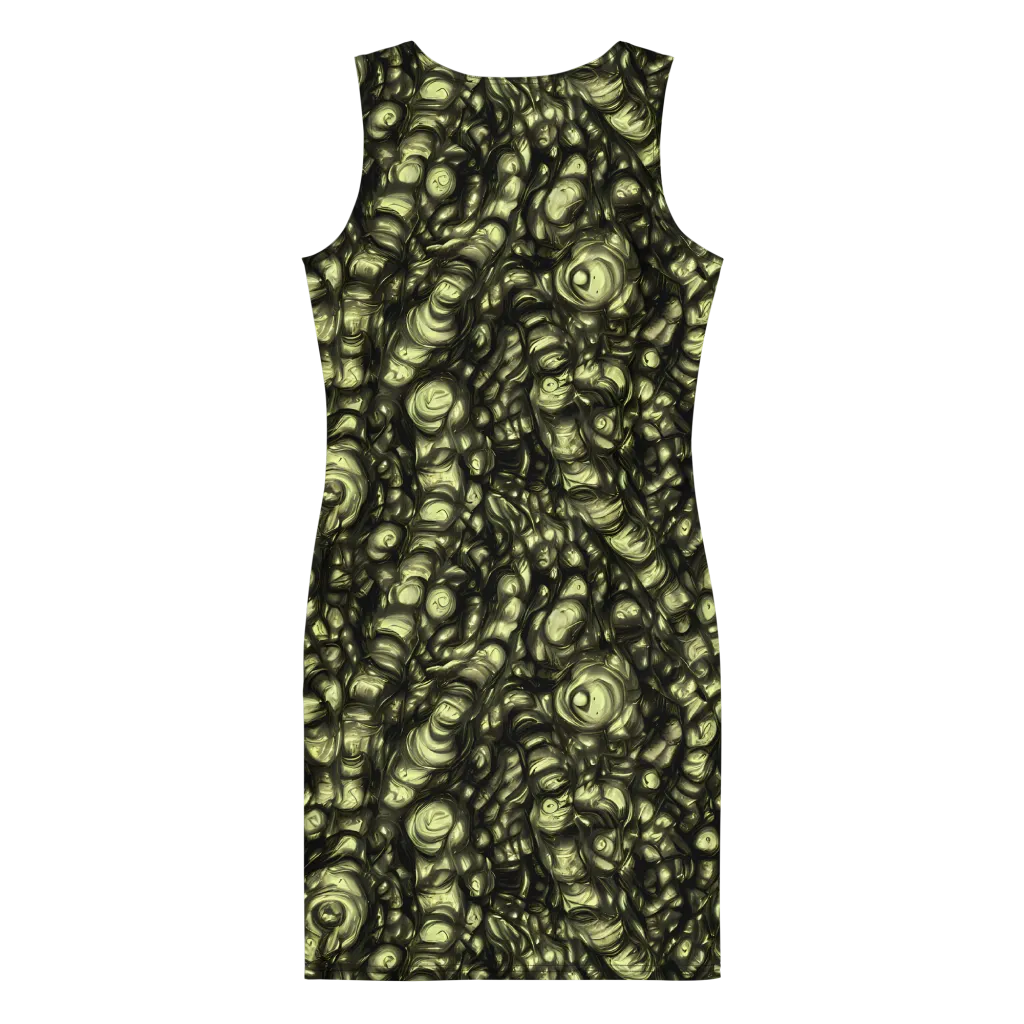 Mossfire on Bodycon Dress — Back