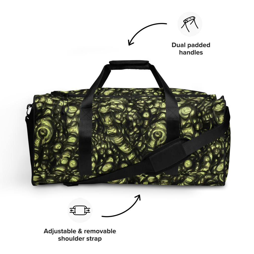 Mossfire on Duffle Bag — Front