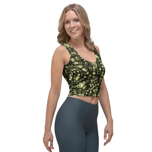 Mossfire on a Crop Top