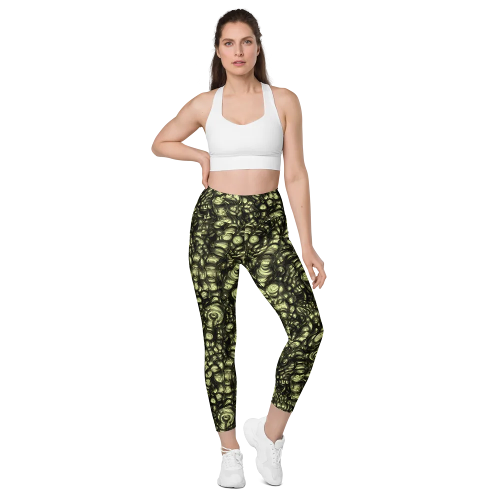 Mossfire on Leggings with Pockets — Front