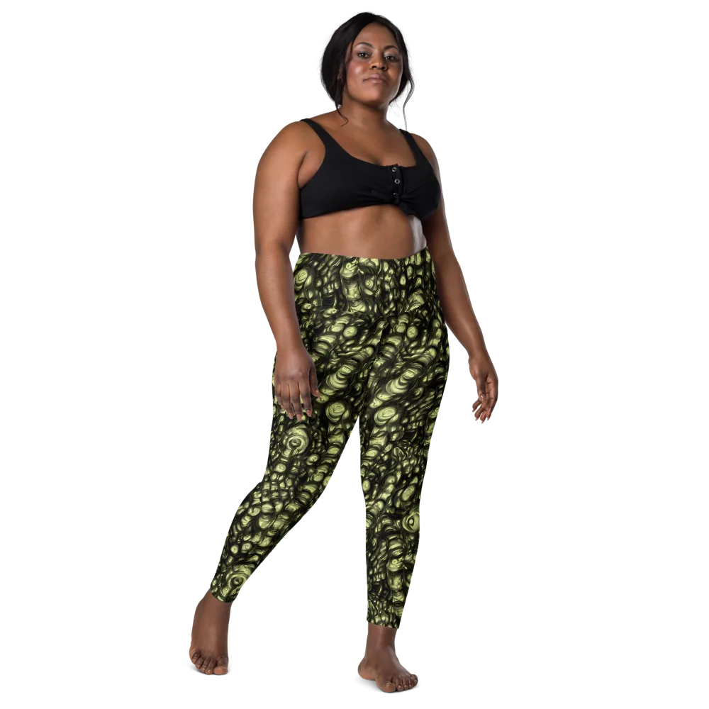 Mossfire on Leggings with Pockets — Front