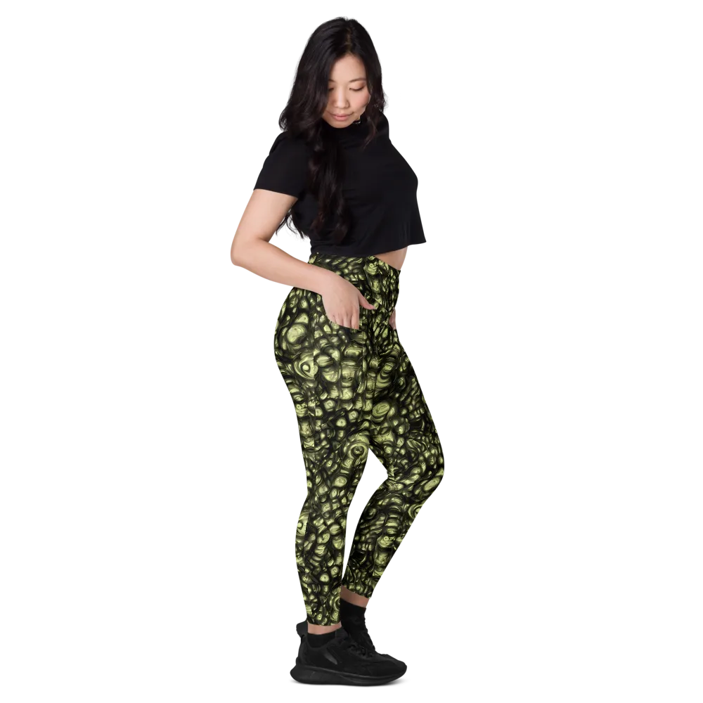 Mossfire on Leggings with Pockets — Right