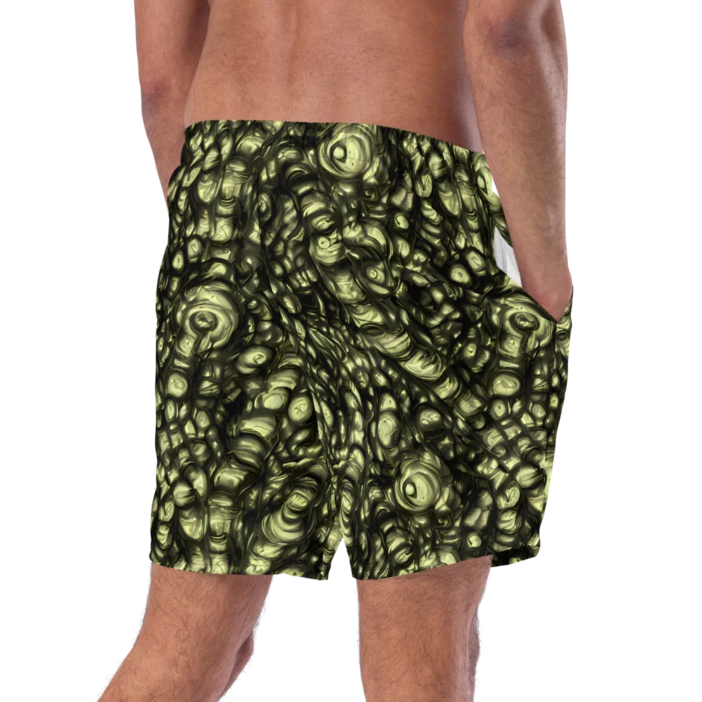 Mossfire on Swim Trunks — Right Back