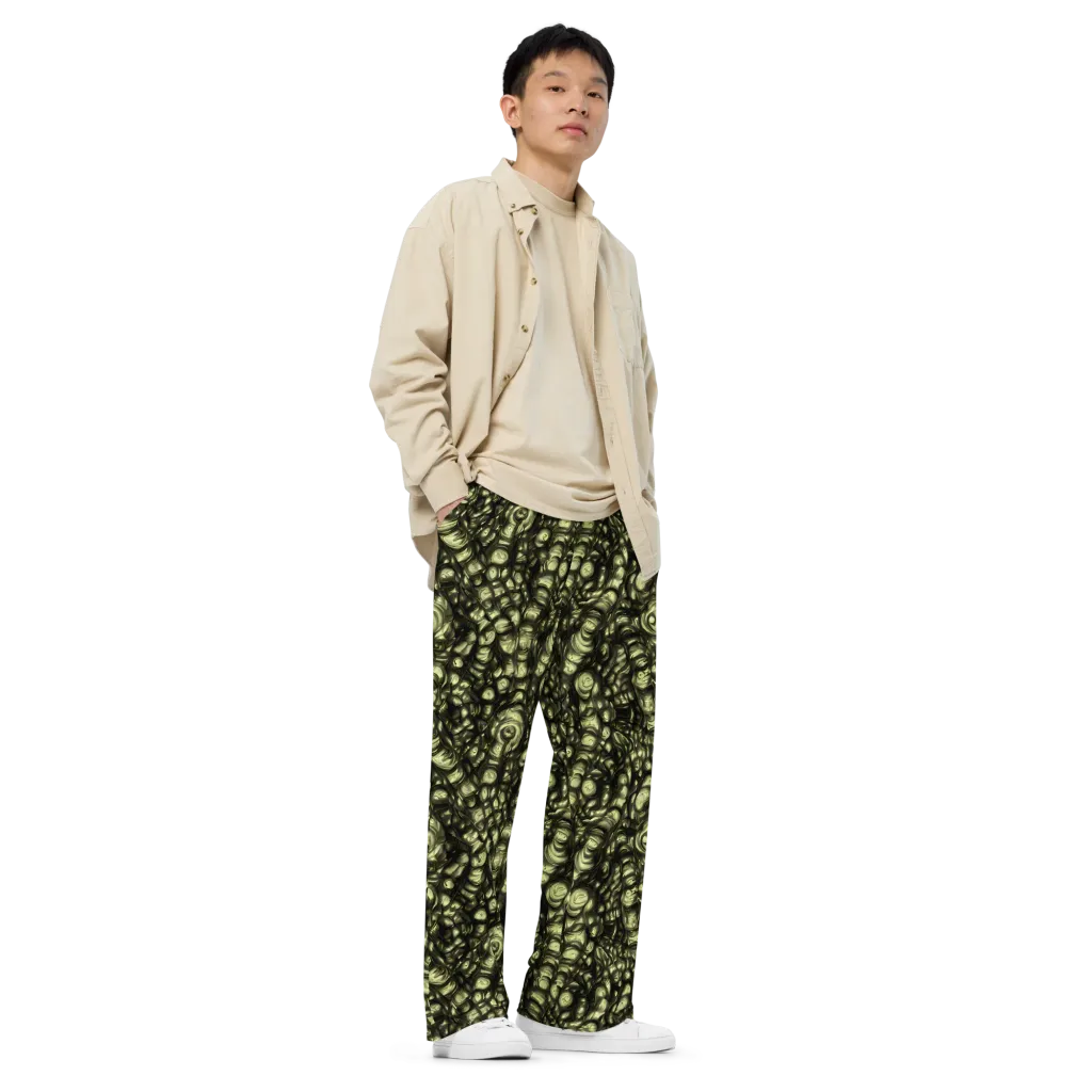 Mossfire on Wide-Leg Pants — Right Front