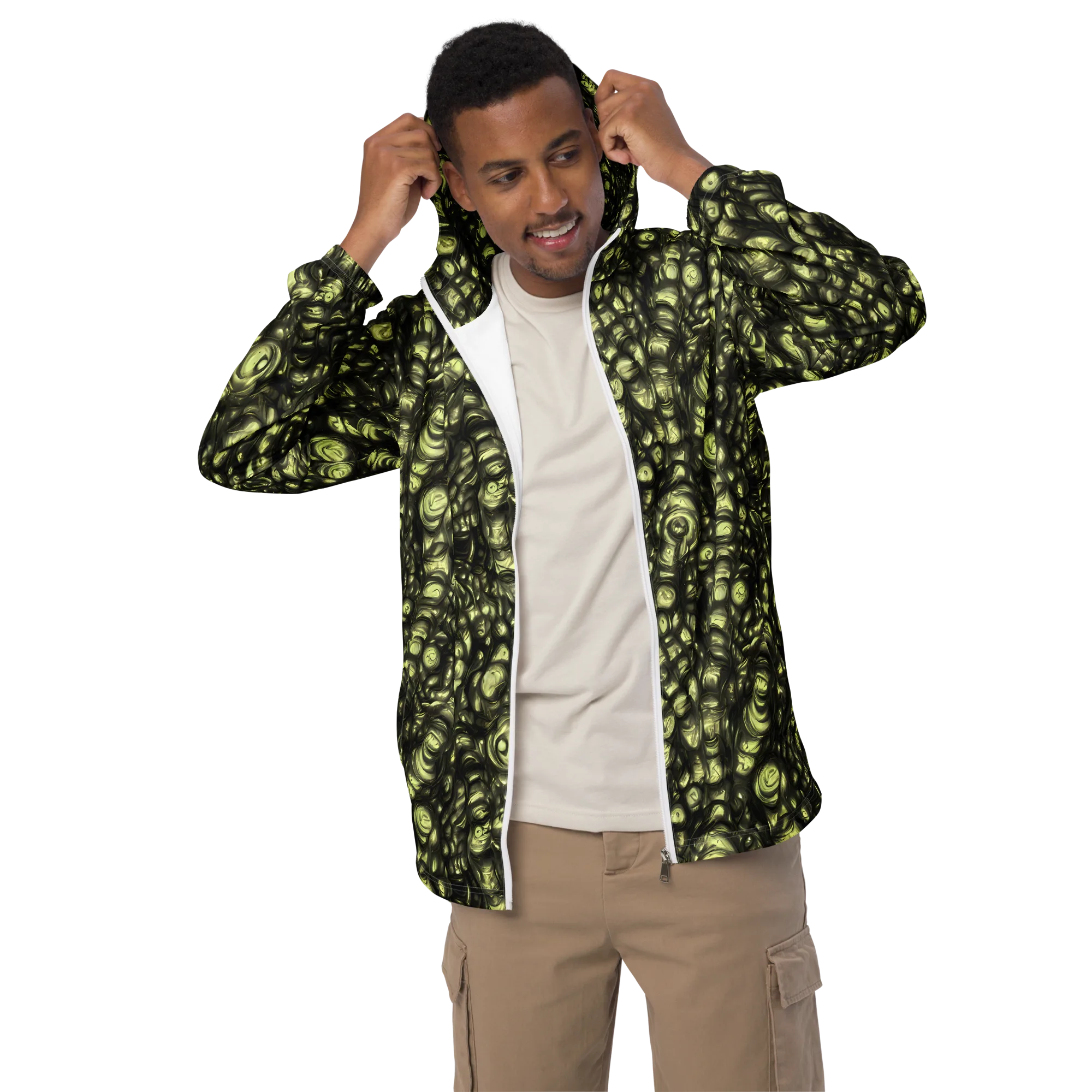 Mossfire on Men's Windbreaker — Front