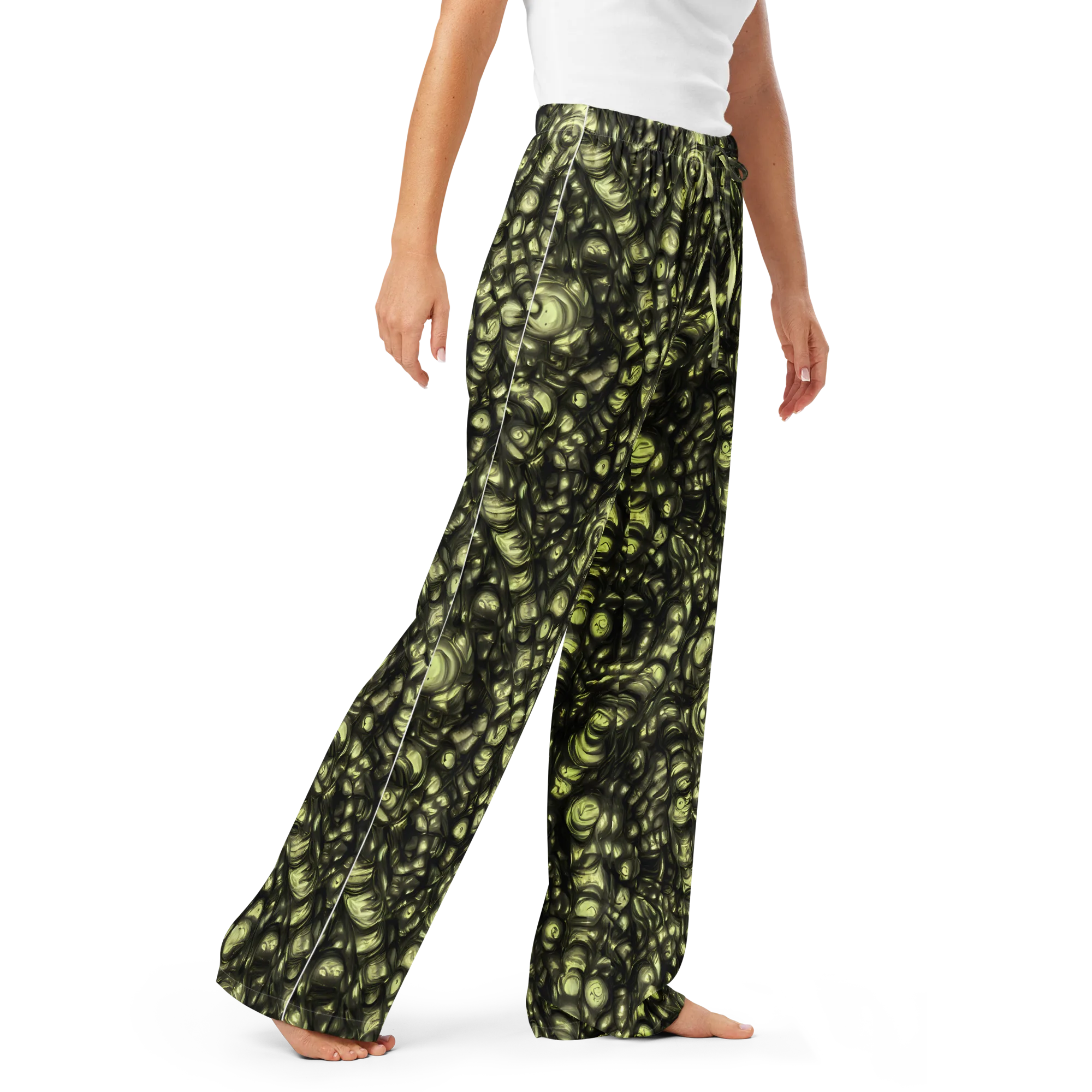 Mossfire on Women's Pajama Pants — Right Front