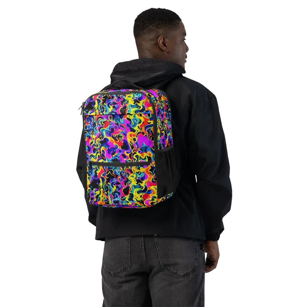 Afterglow Rapture on Utility Backpack — Back