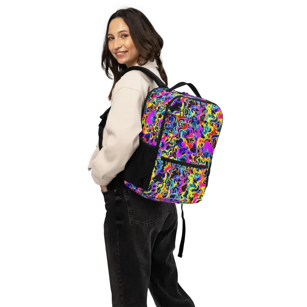 Afterglow Rapture on Utility Backpack — Back