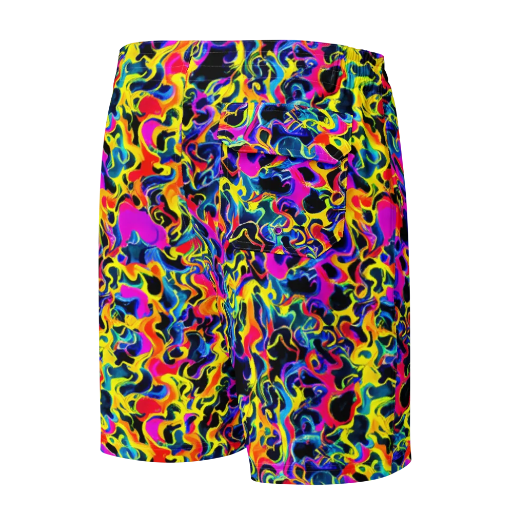 Afterglow Rapture on Men's Board Shorts — Back