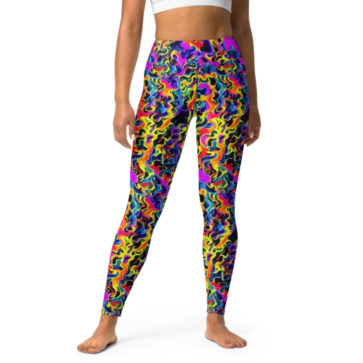 Afterglow Rapture on a Yoga Leggings