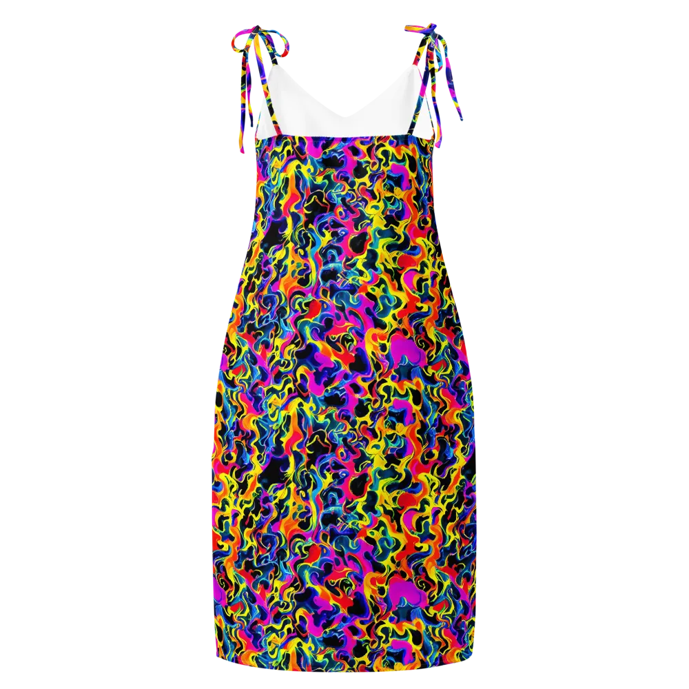 Afterglow Rapture on Slip Dress — Back