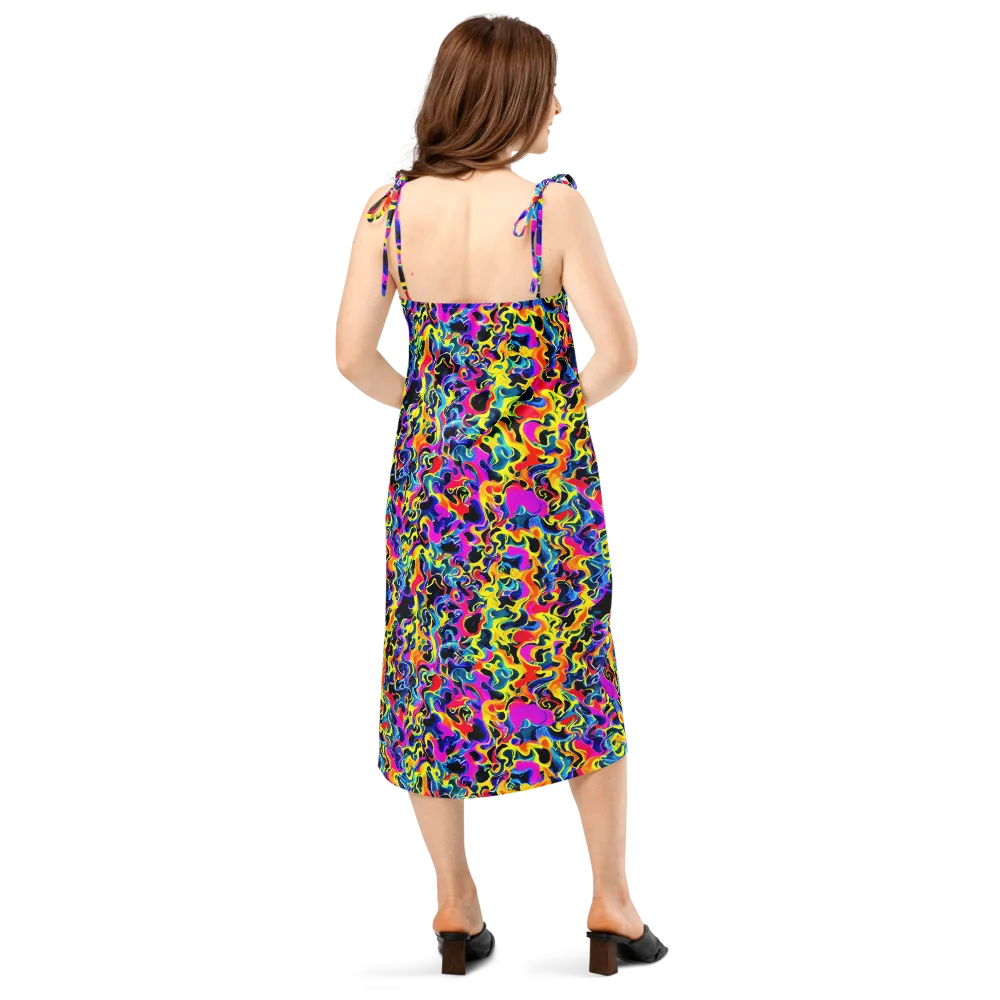 Afterglow Rapture on Slip Dress — Back