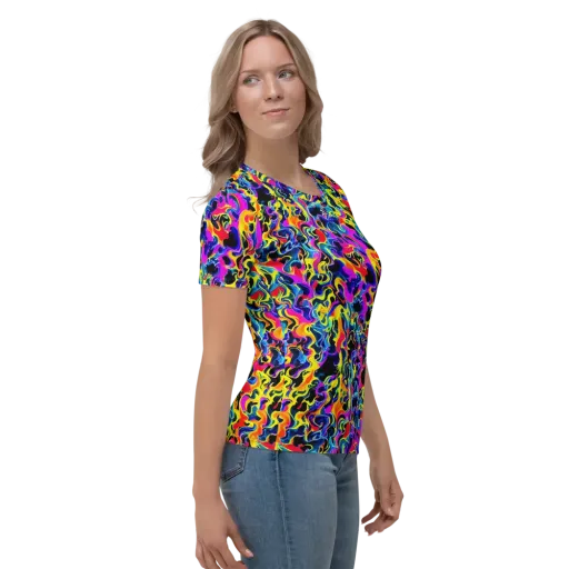 Afterglow Rapture on a Women's Crew Neck T-Shirt