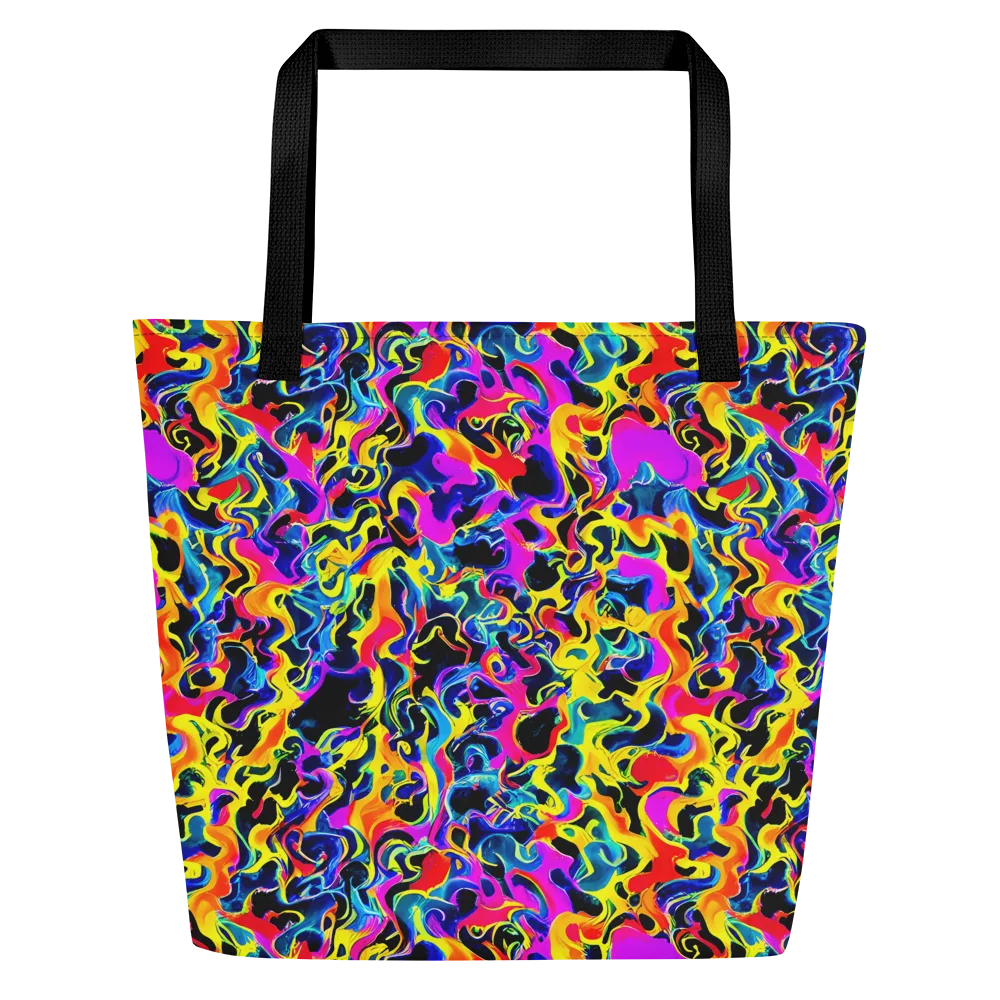 Afterglow Rapture on Large Tote Bag W/ Pocket — Front
