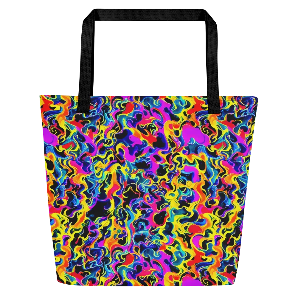 Afterglow Rapture on Large Tote Bag W/ Pocket — Front
