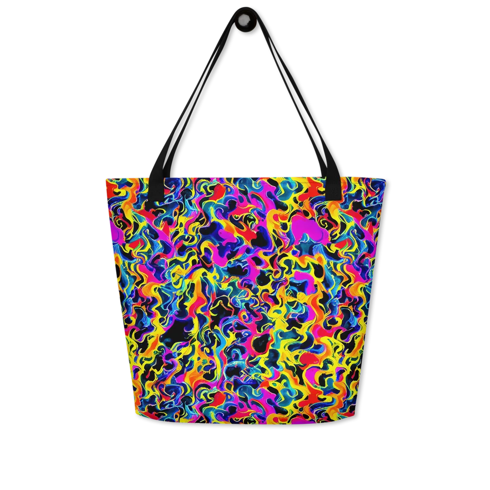 Afterglow Rapture on Large Tote Bag W/ Pocket — Front