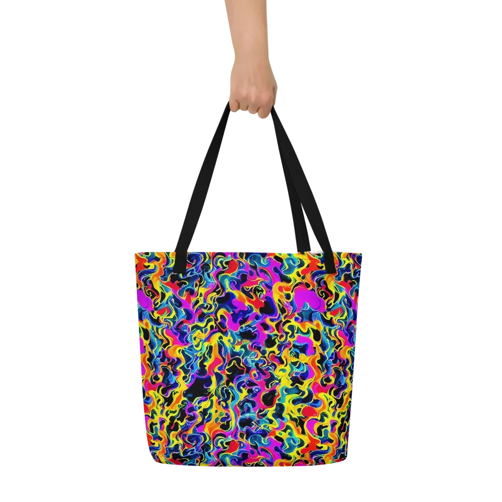 Afterglow Rapture on Large Tote Bag W/ Pocket — Front