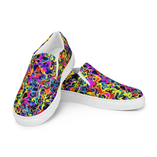 Afterglow Rapture on a Women's Slip-On Canvas Shoes