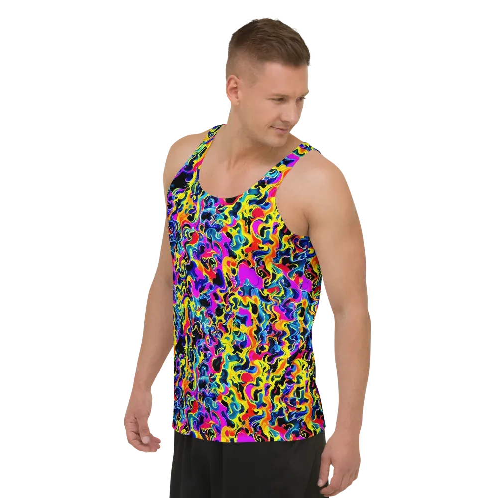 Afterglow Rapture on Men's Tank Top — Left Front