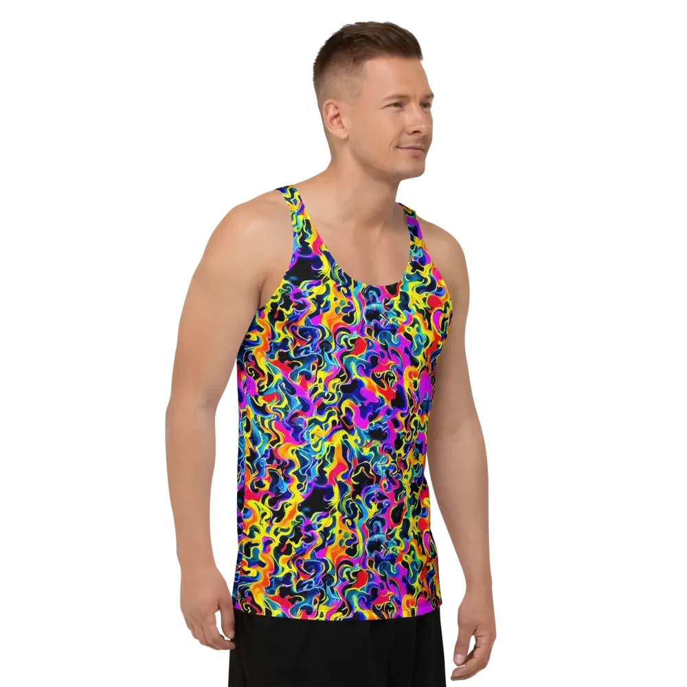Afterglow Rapture on Men's Tank Top — Right Front