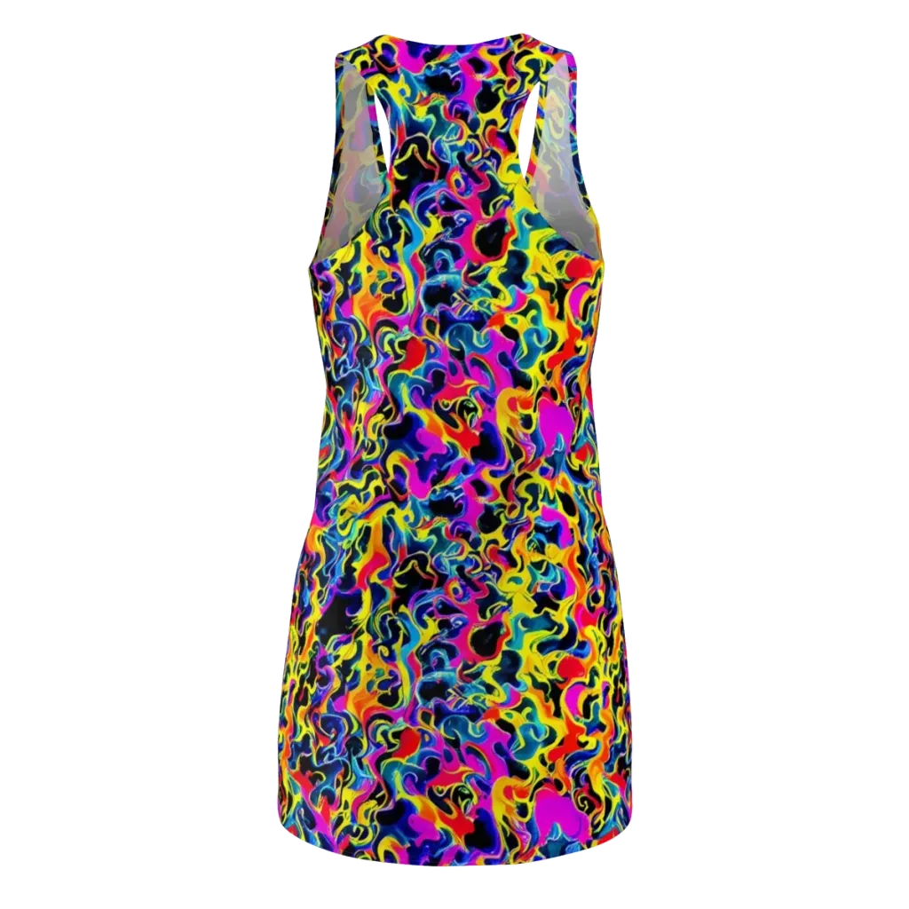Afterglow Rapture on Racerback Dress — Back