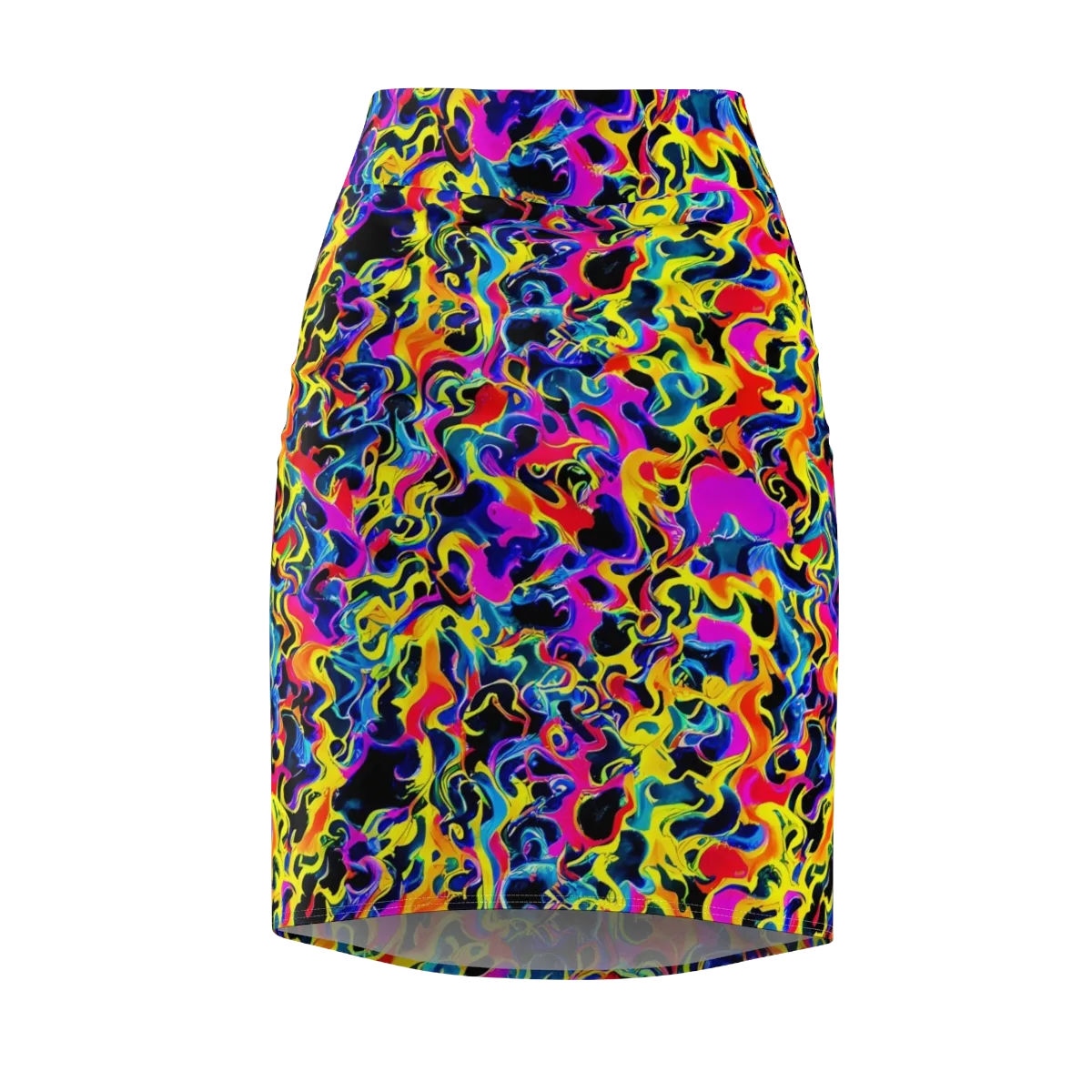 Afterglow Rapture on Pencil Skirt — Front