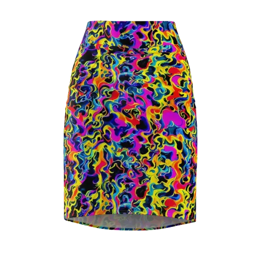 Afterglow Rapture on a Pencil Skirt