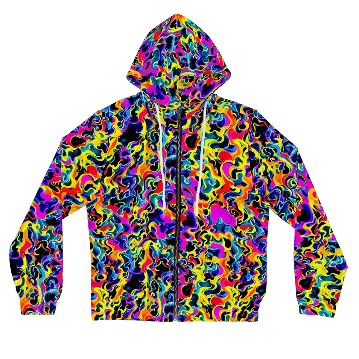 Afterglow Rapture on Women's Full-Zip Hoodie — Front