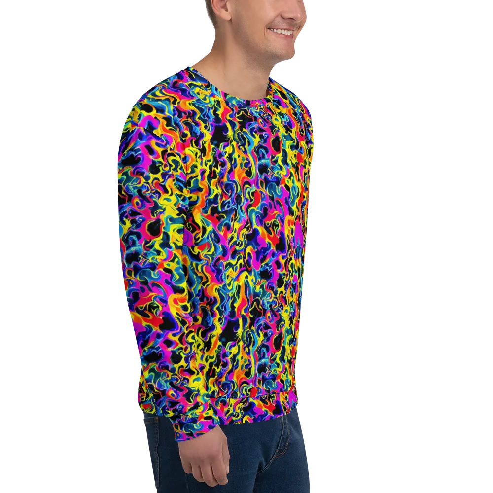 Afterglow Rapture on Sweatshirt — Right Front